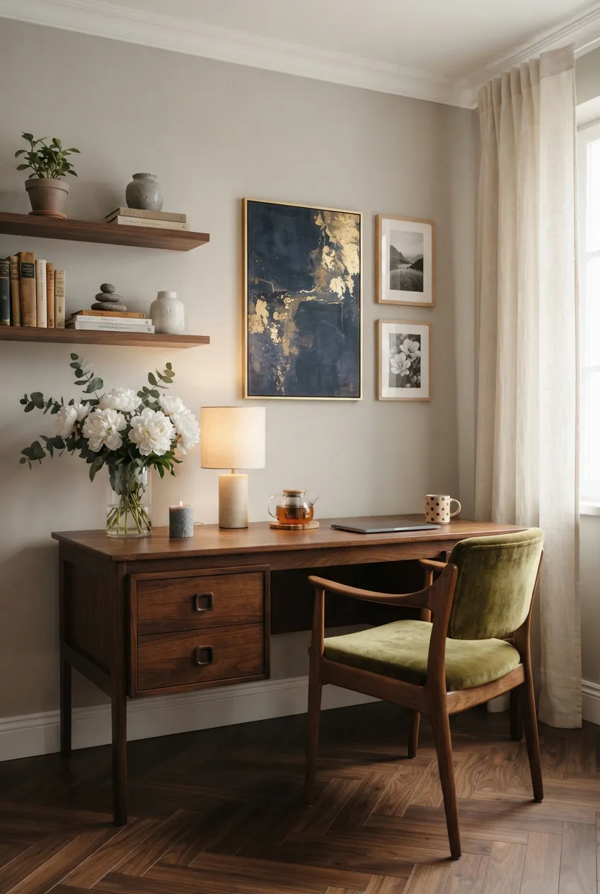6 Warm Walnut Home Office Ideas for a Cozy, Timeless Workspace Cover