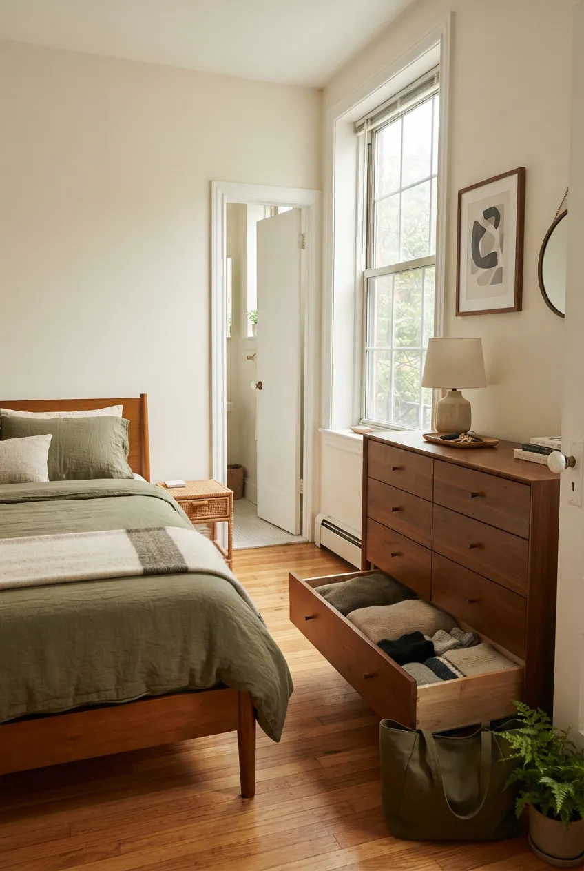 a2-7-open-dresser-drawer-beside-bed-and-window