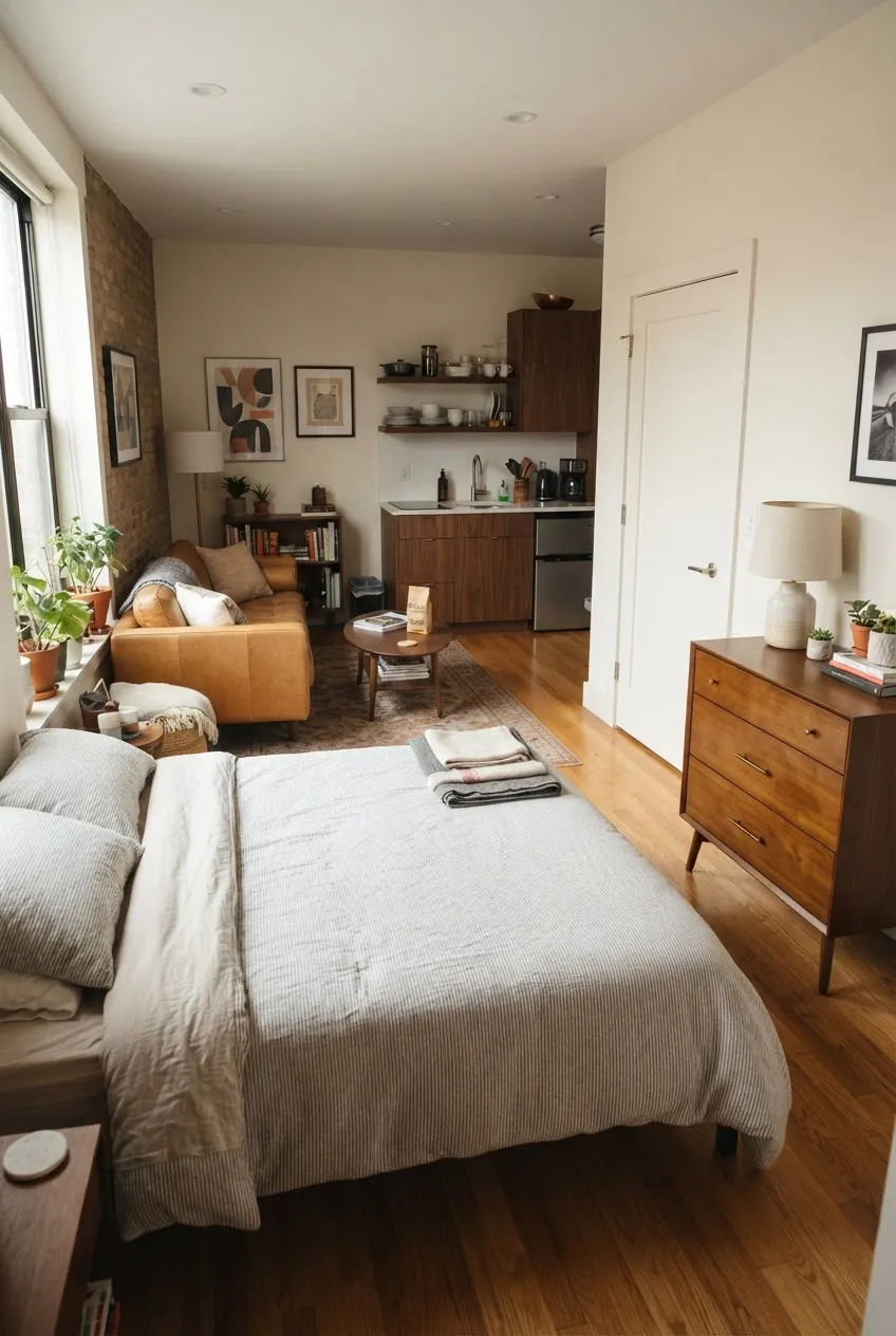 12 Studio Apartment Ideas for Couples Cover