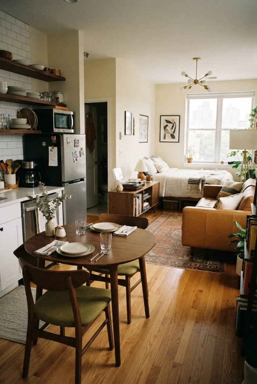 a3-5-two-place-dining-table-beside-studio-kitchen