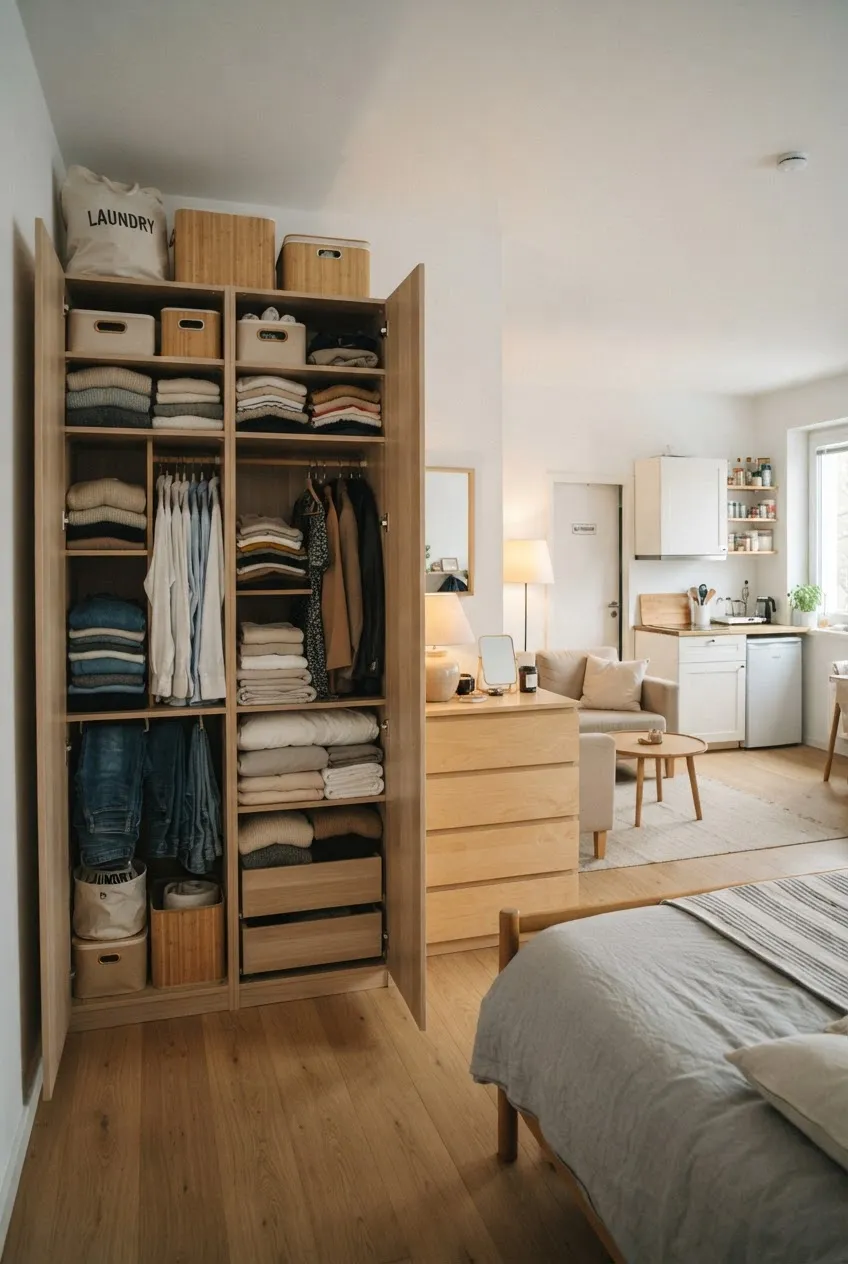 a3-7-shared-wardrobe-with-separated-clothing-sections-in-studio