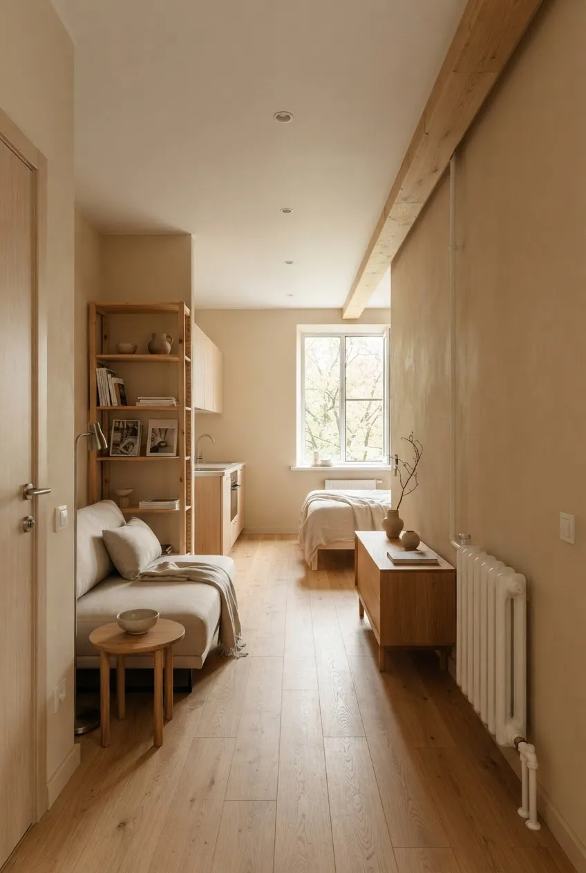 b10-10-low-dresser-beneath-beam-beside-radiator