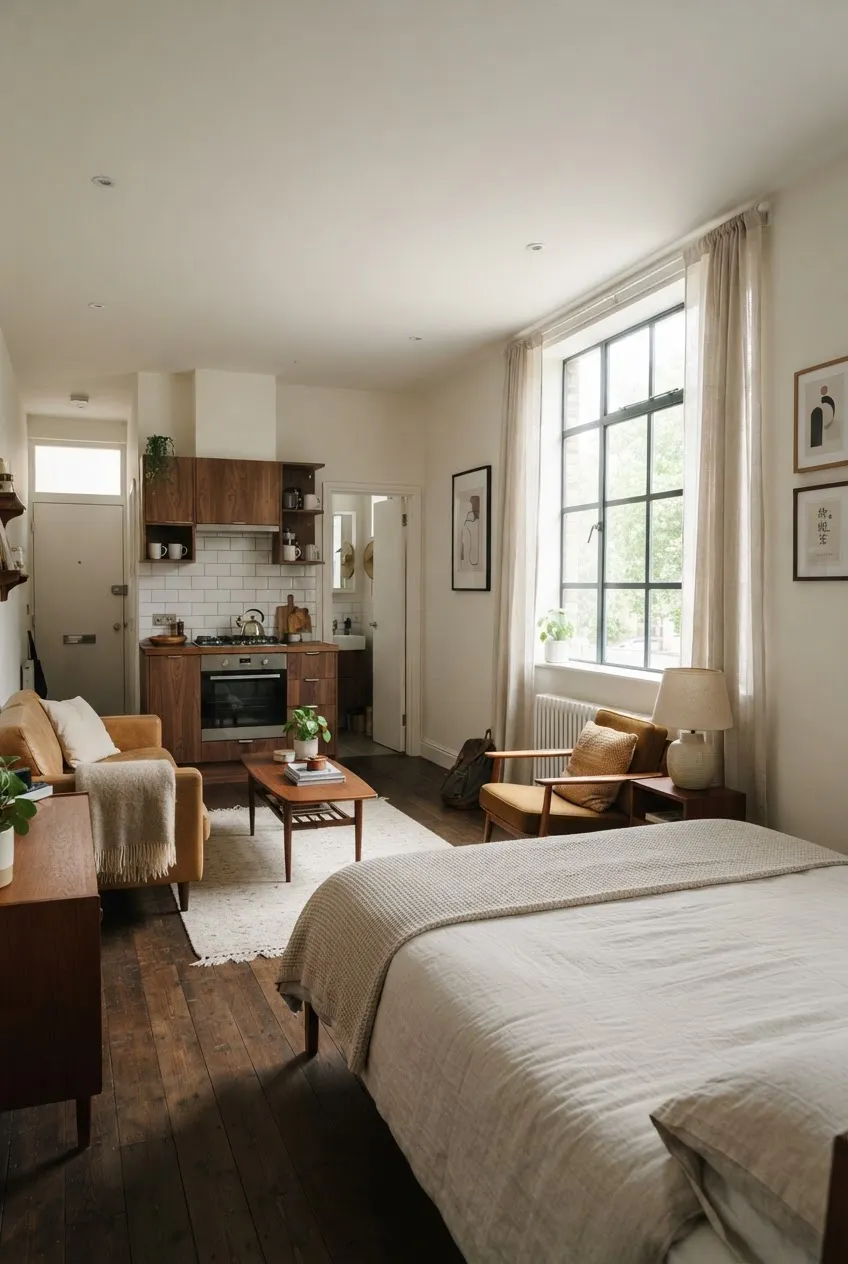b10-2-bed-and-chair-beside-off-center-studio-window