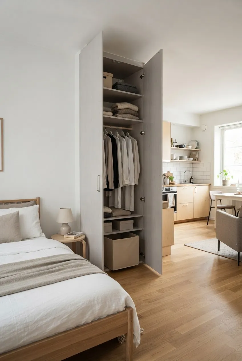 b10-9-open-wardrobe-doors-beside-studio-bed