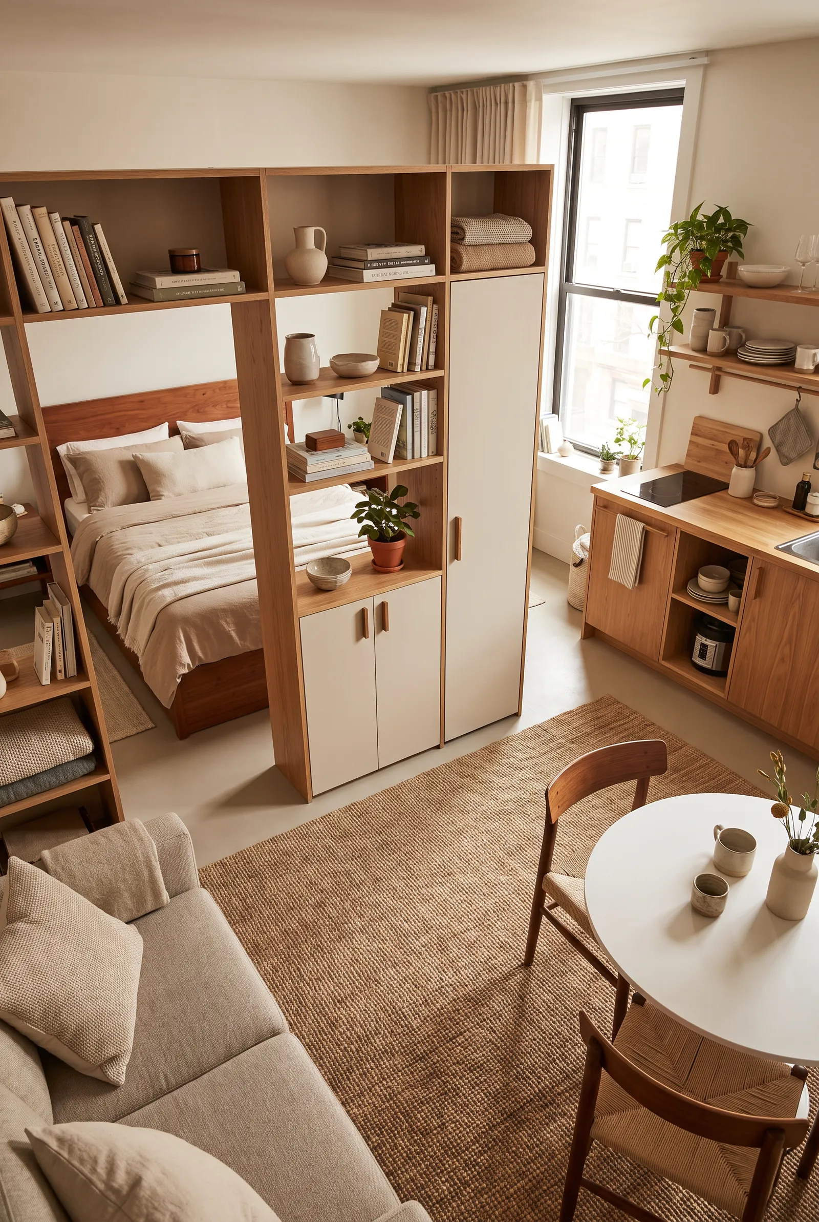 b2-studio-apartment-bookshelf-room-divider
