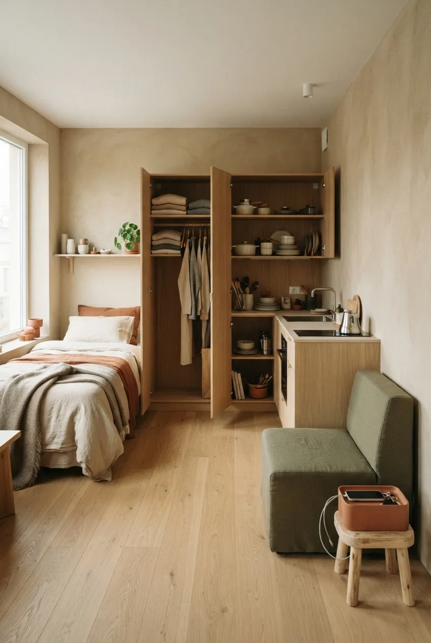 b5-10-open-wardrobe-and-kitchen-cabinets-near-bed