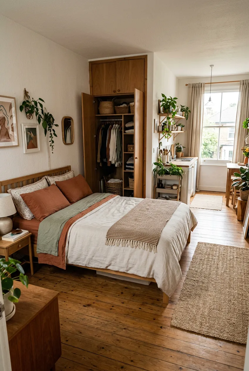 b5-3-bed-beside-open-wardrobe-with-walking-space