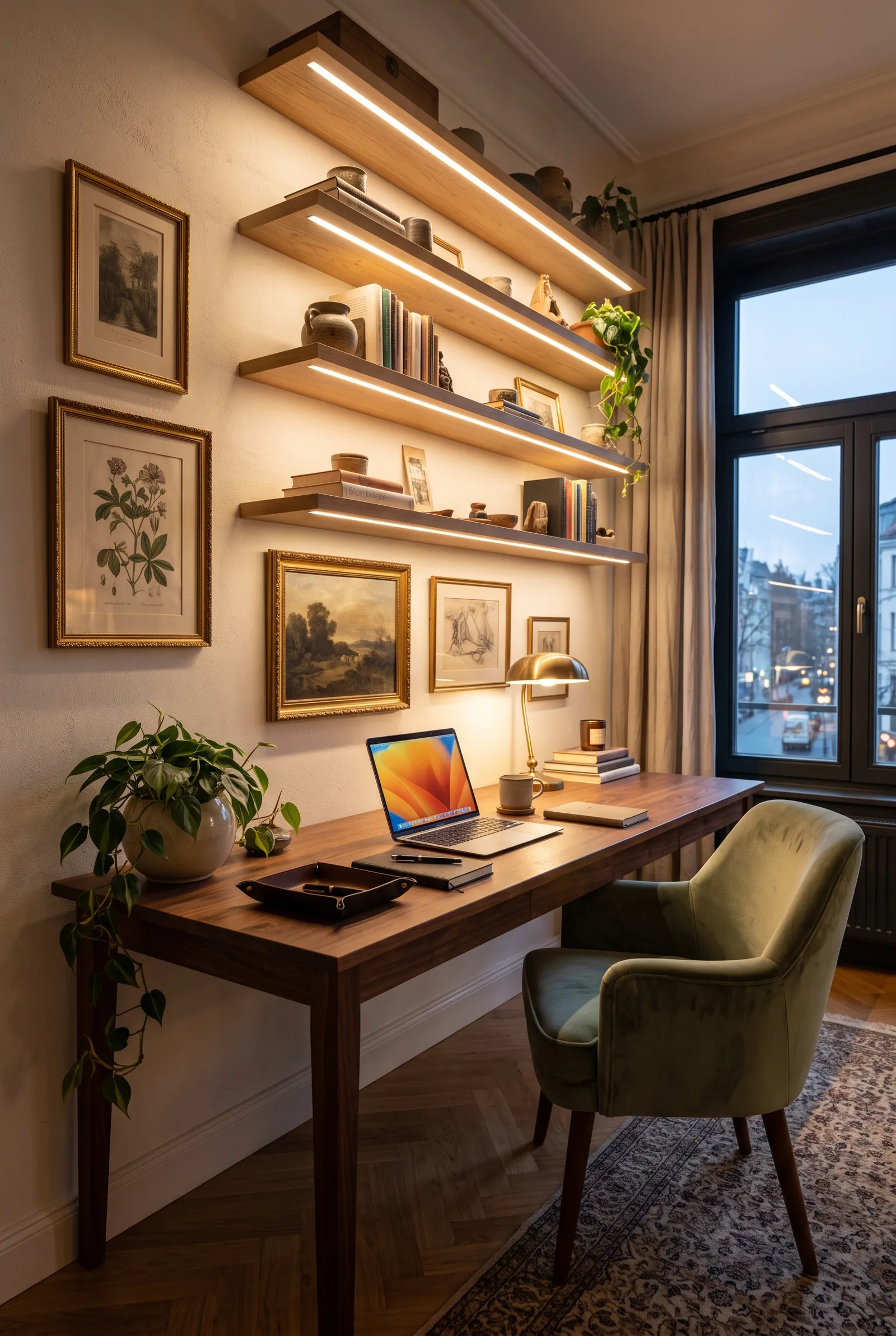 b5-home-office-floating-shelves-lighting