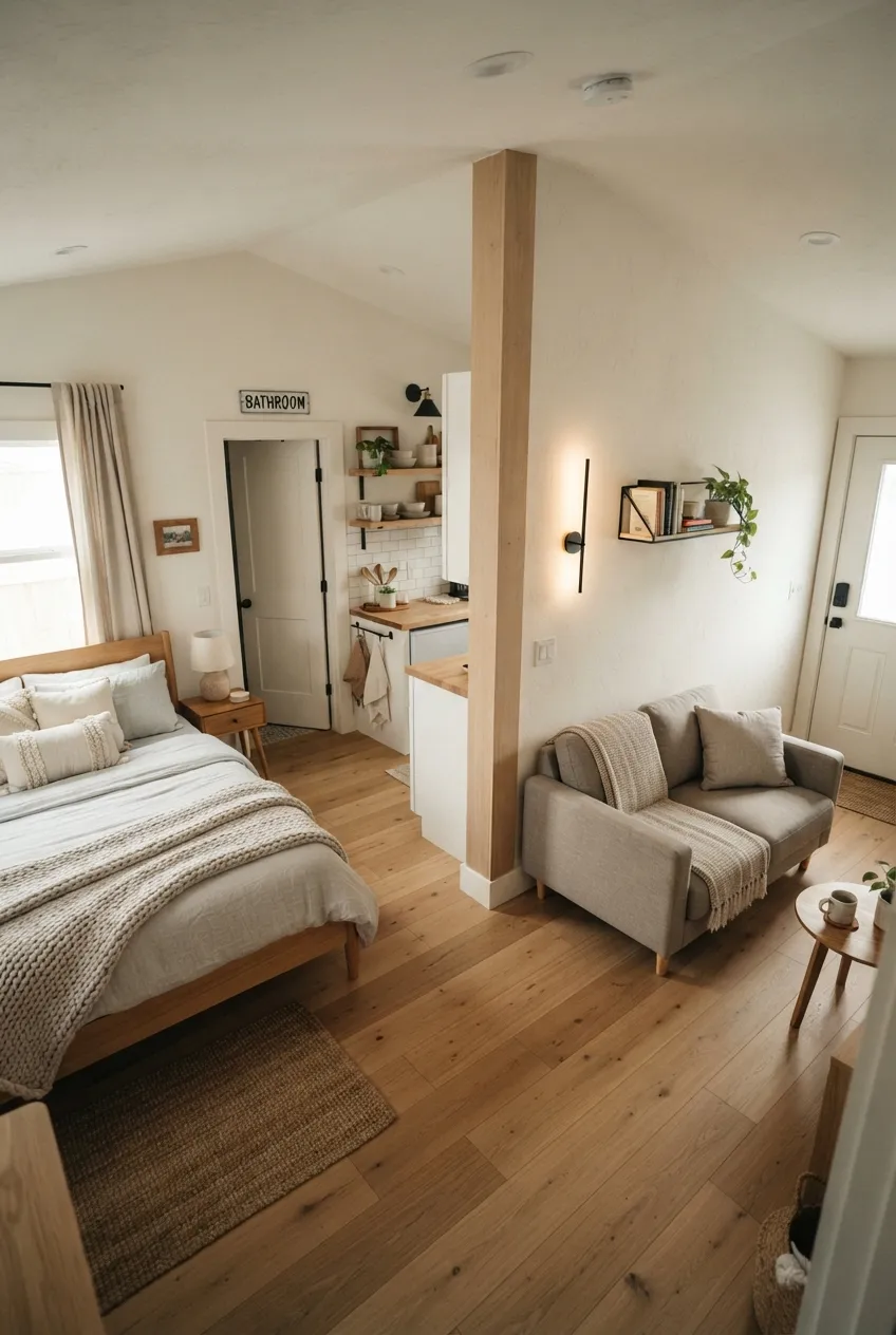 b6-11-bed-and-sofa-on-opposite-sides-of-column