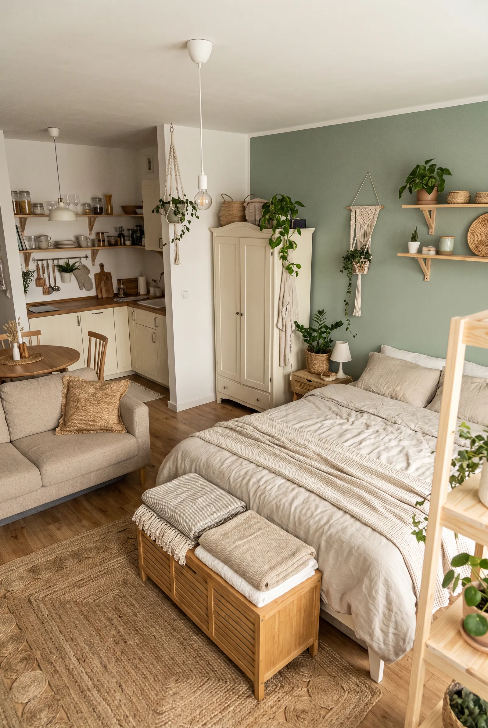 b6-sage-green-cozy-studio-apartment