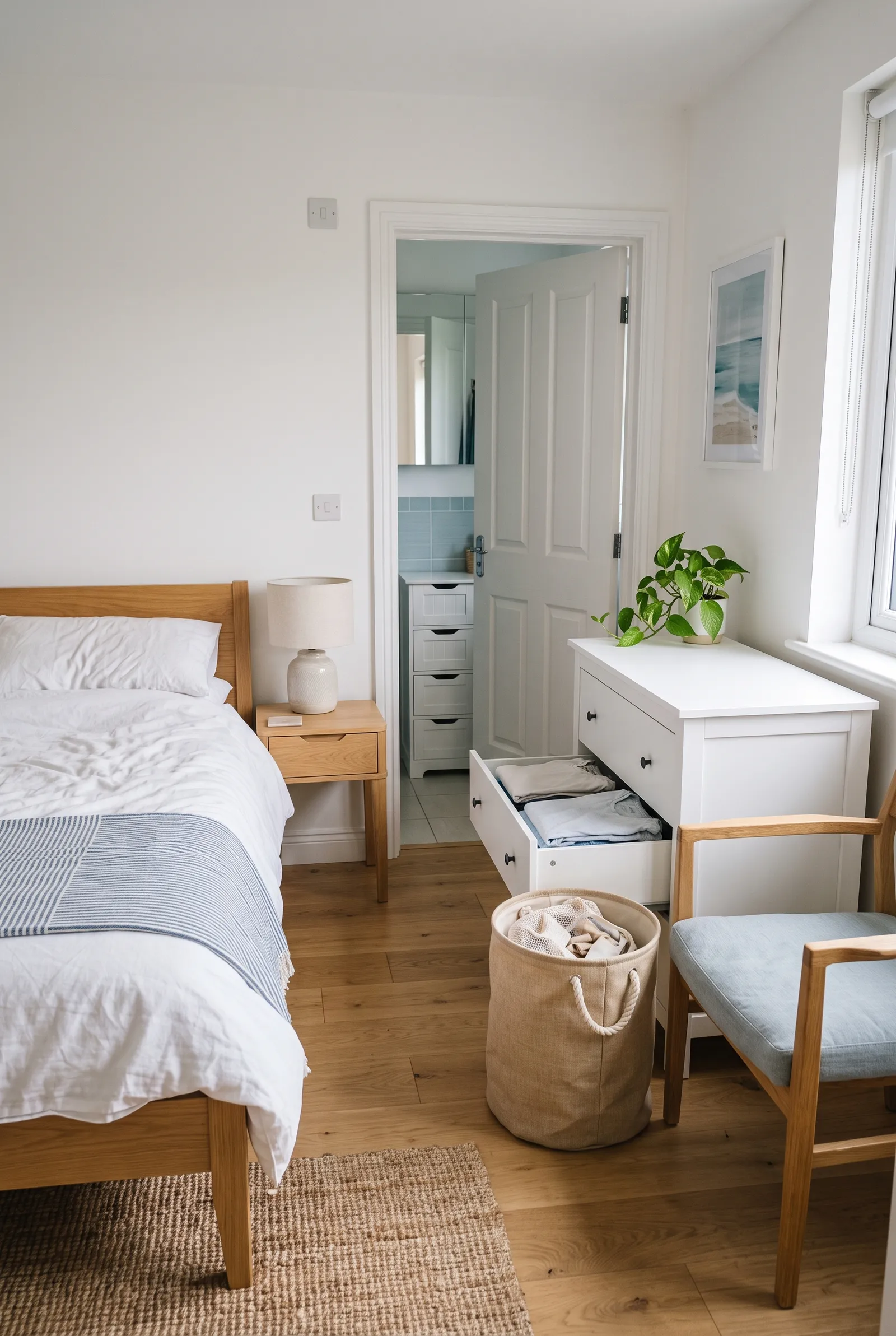 b7-11-laundry-hamper-beside-dresser-and-bed