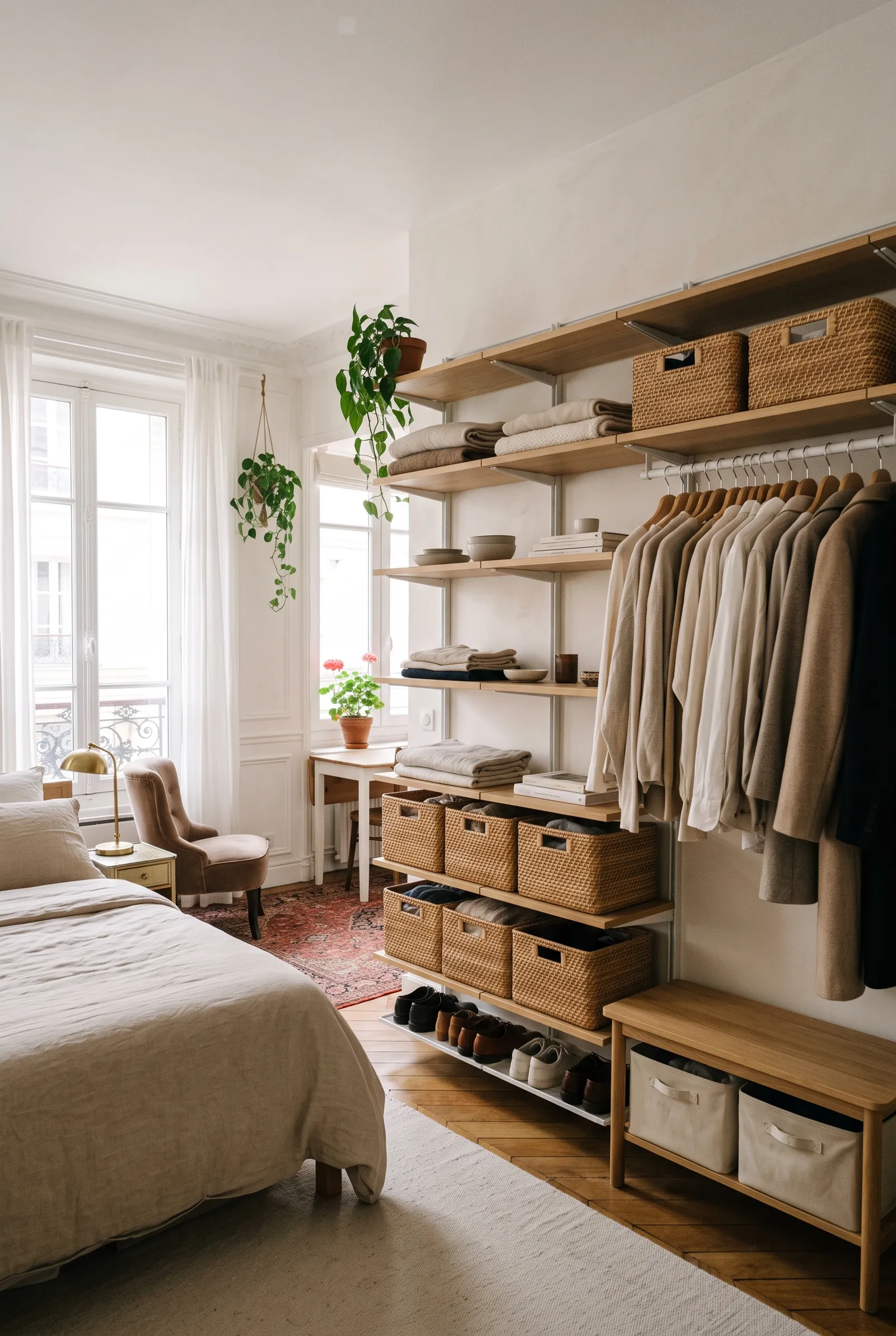 c3-2-open-closet-with-shelves-baskets-and-hanging-rail