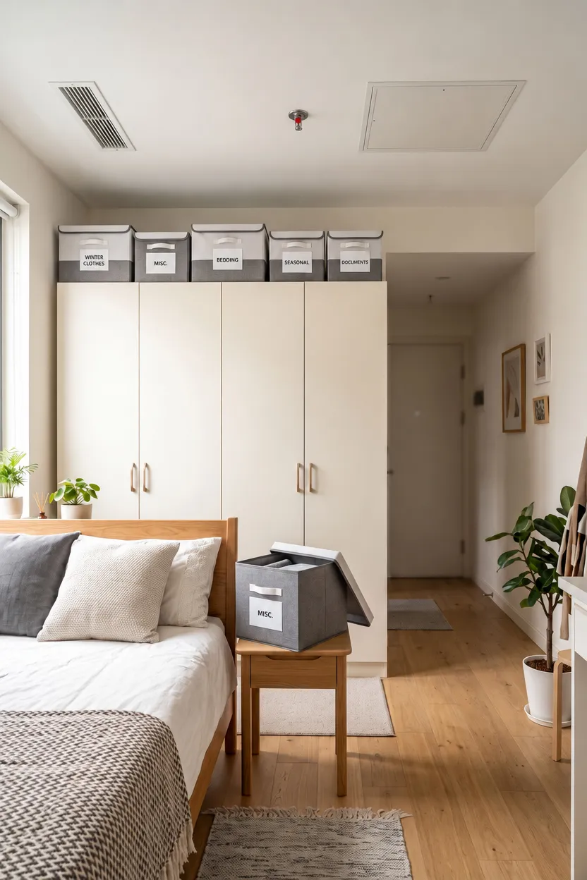 c4-10-lidded-storage-boxes-above-wardrobe