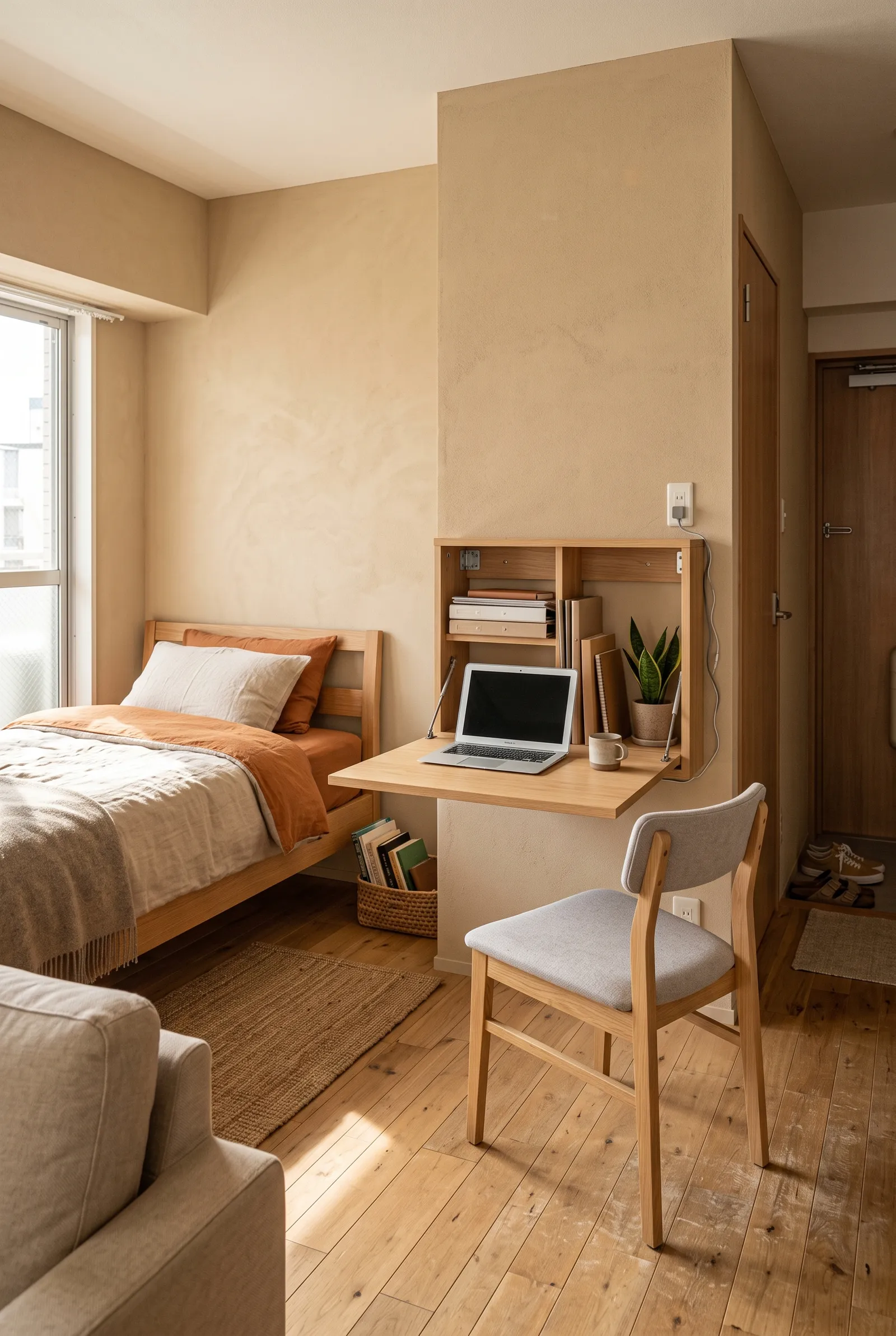c4-8-wall-mounted-fold-down-desk-with-storage-shelves