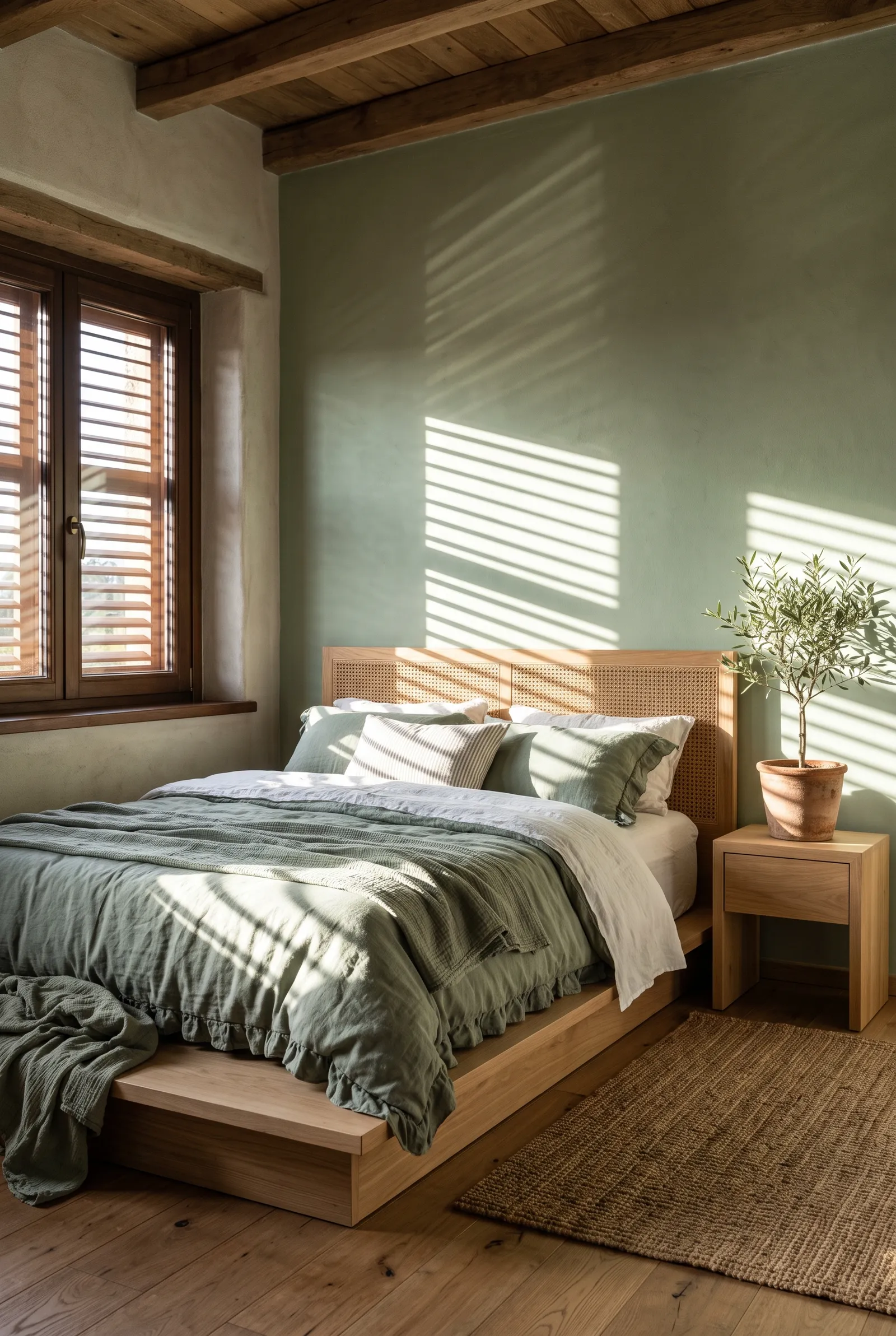 c4-minimal-sage-green-bedroom-cane-bed