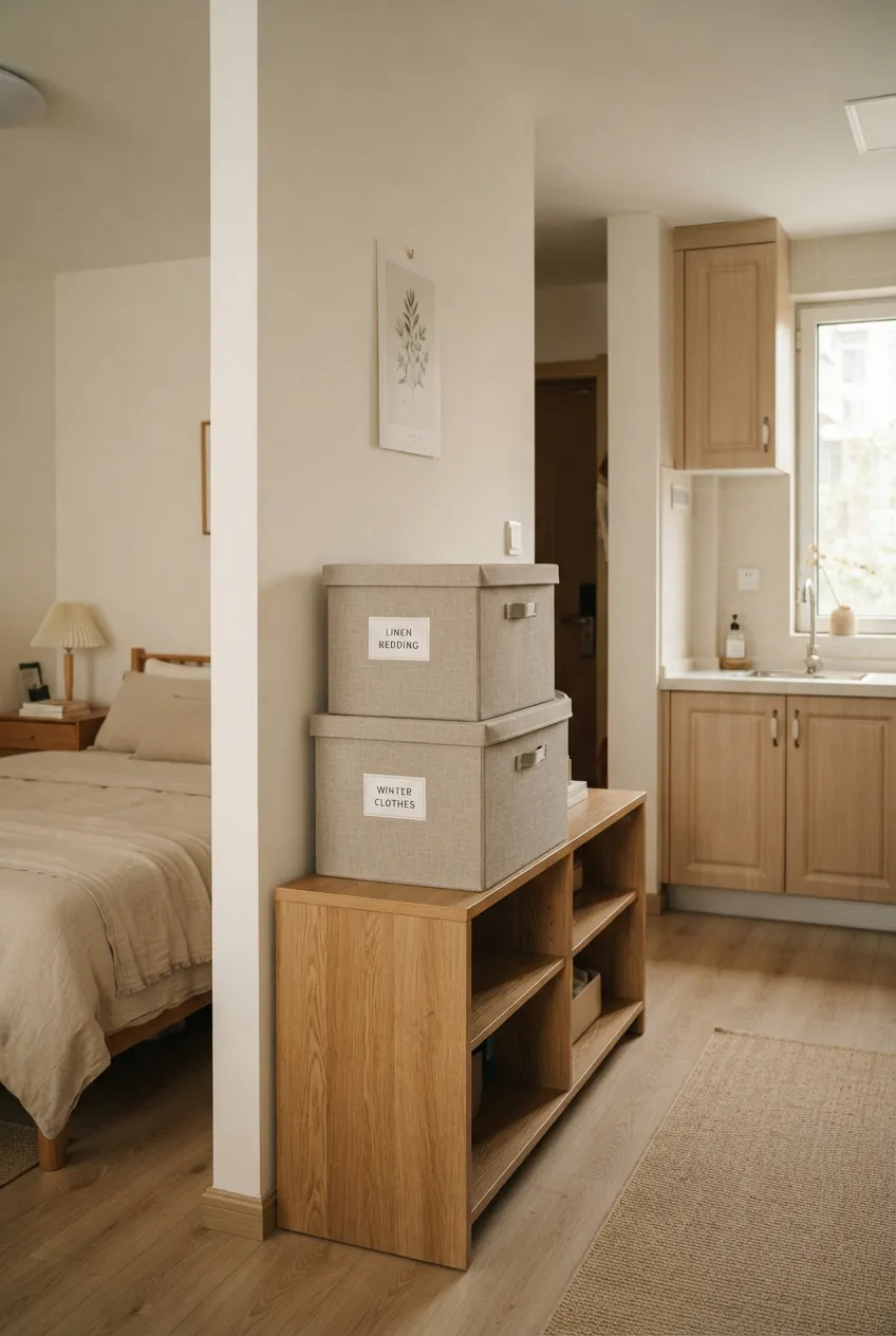 c5-4-stacked-labeled-storage-bins-on-low-shelf