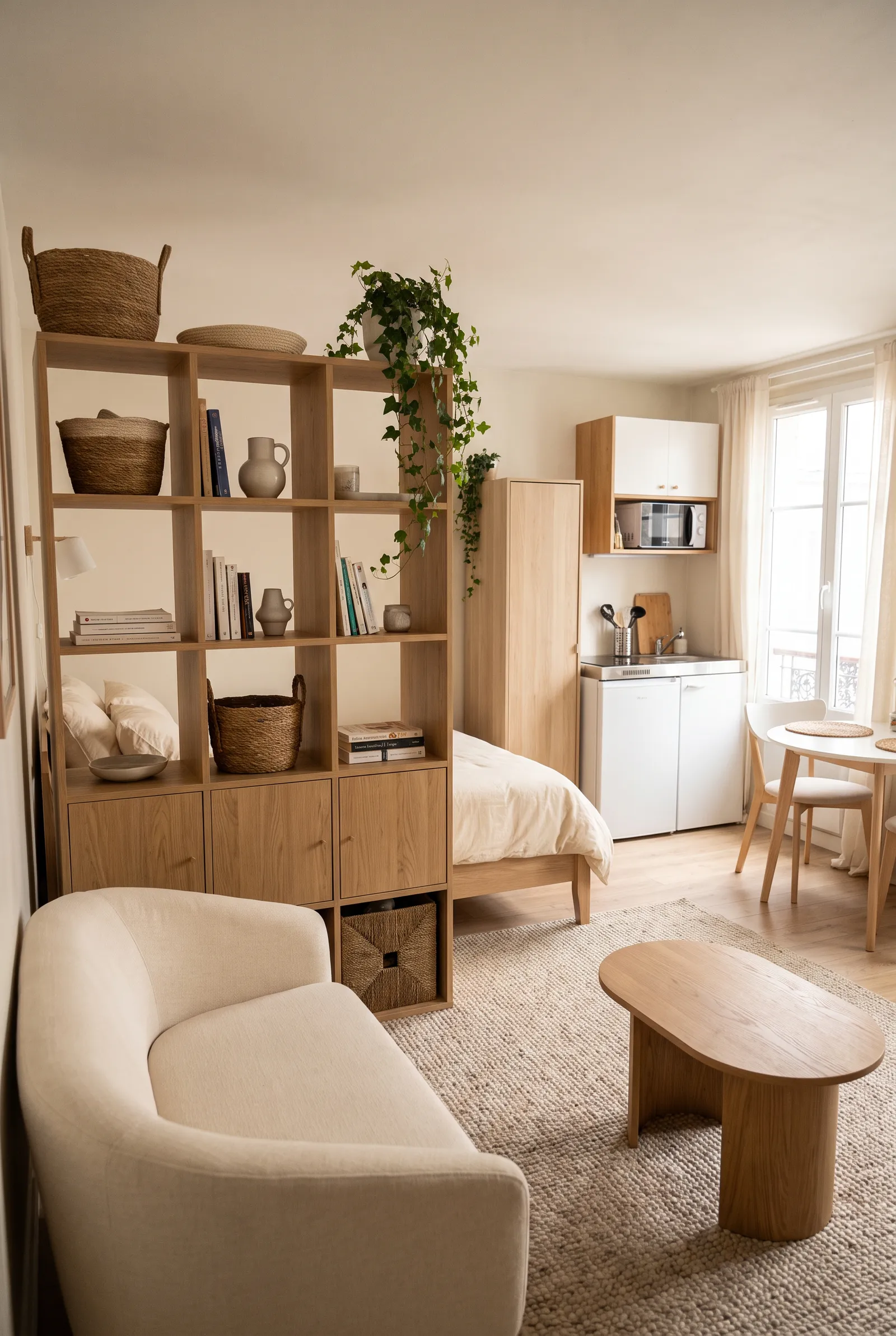 d1-studio-apartment-open-bookshelf-divider