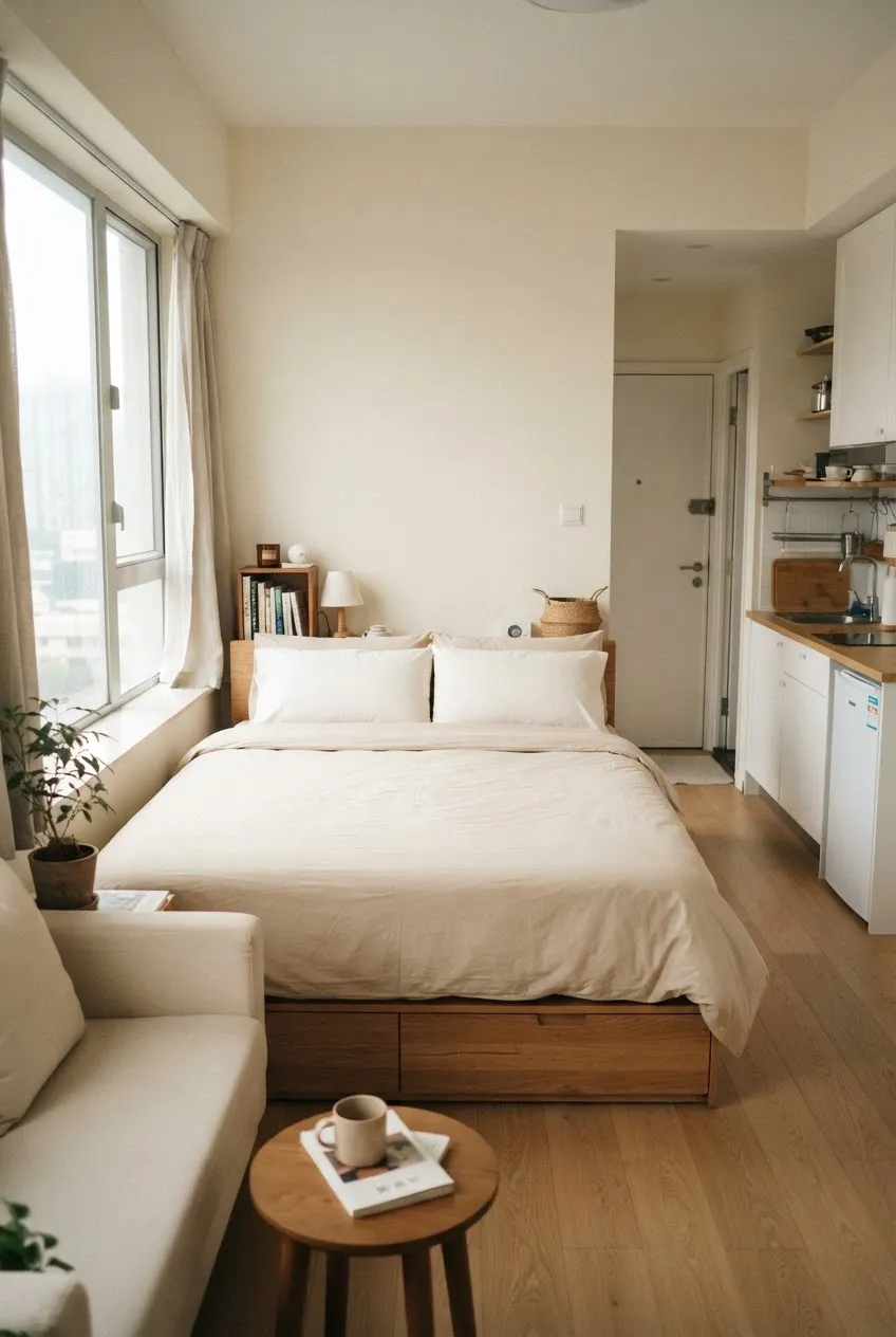 12 Studio Apartment Bedroom Area Ideas Cover
