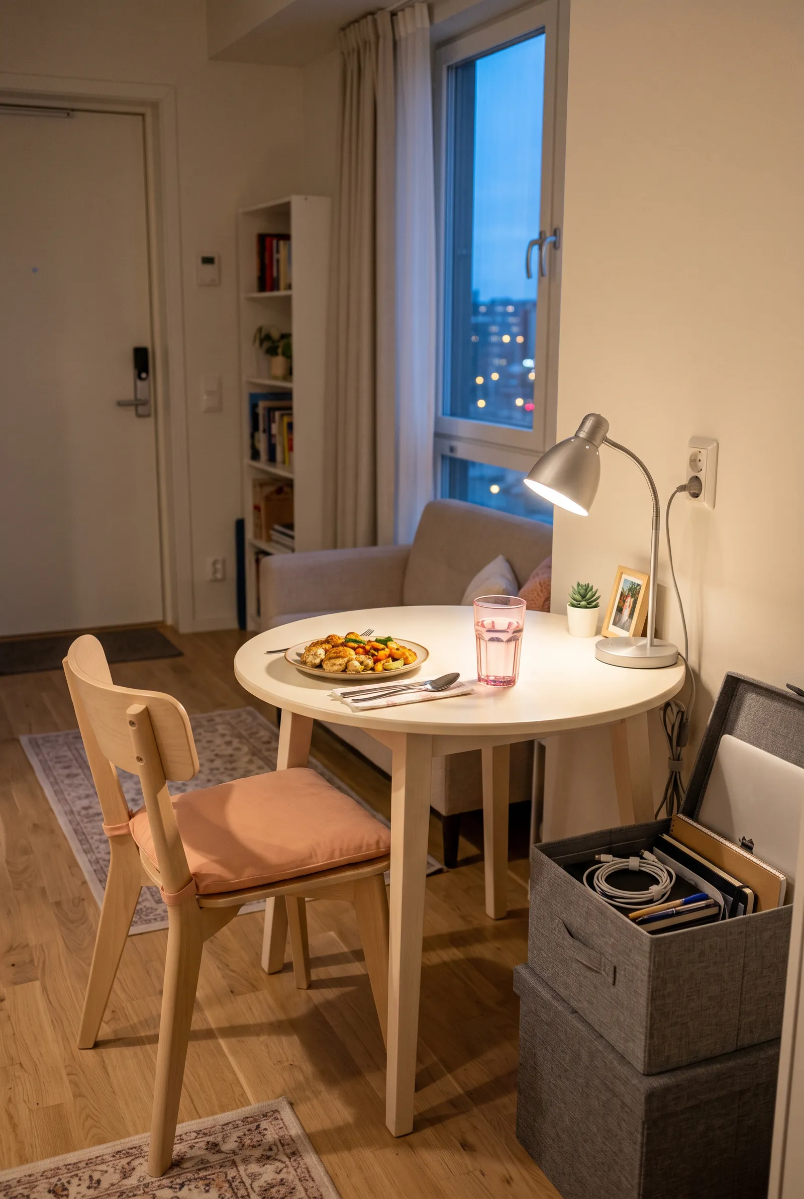 e3-10-dining-table-with-desk-lamp-and-work-storage