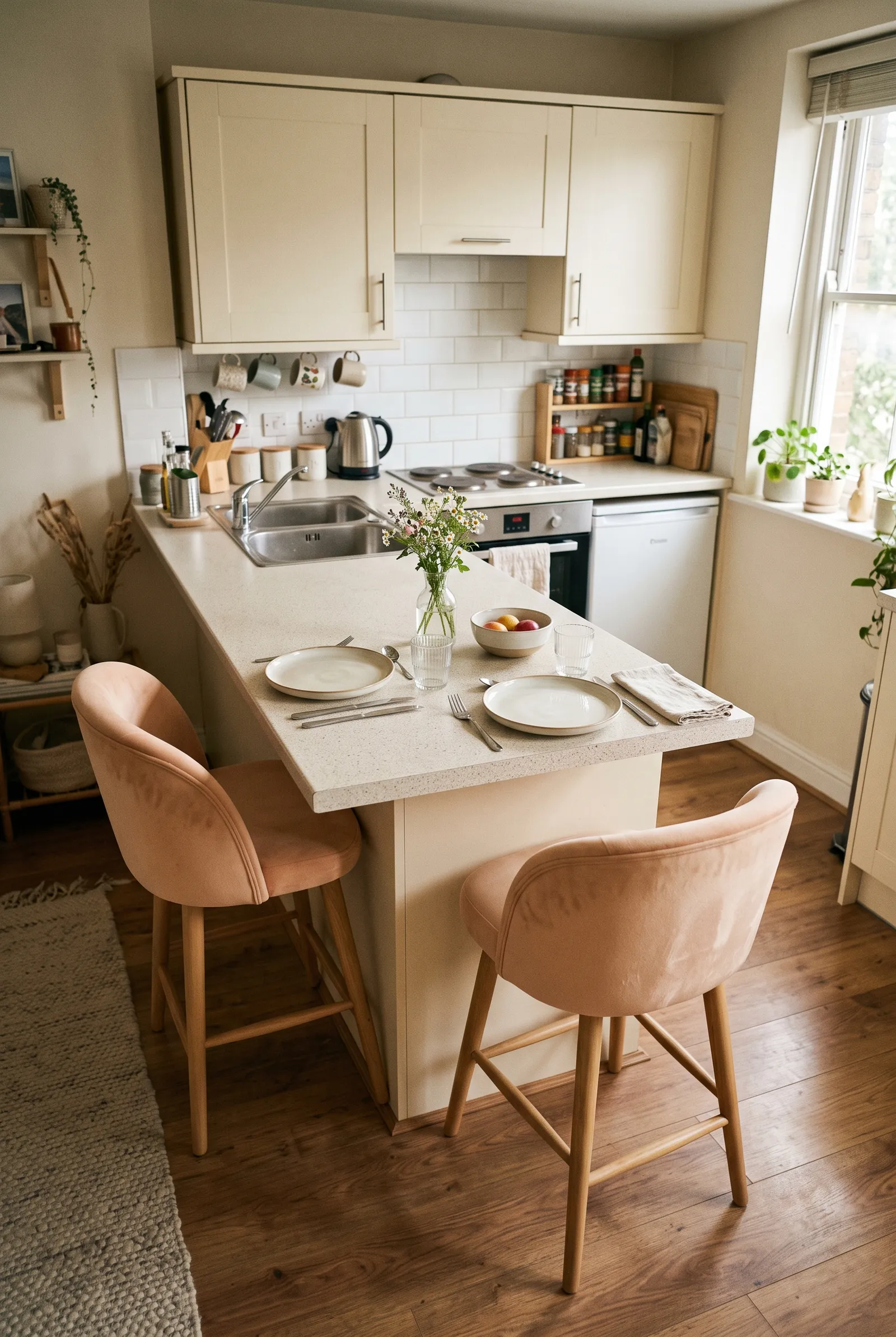 e3-4-kitchen-island-with-two-dining-stools