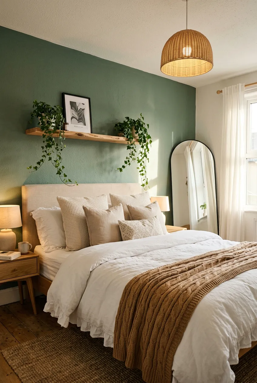 e3-warm-modern-sage-green-bedroom
