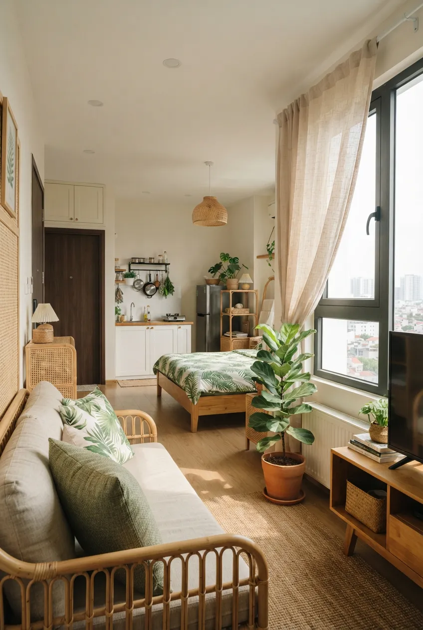 12 Studio Apartment Living Room Ideas for Small Spaces Cover