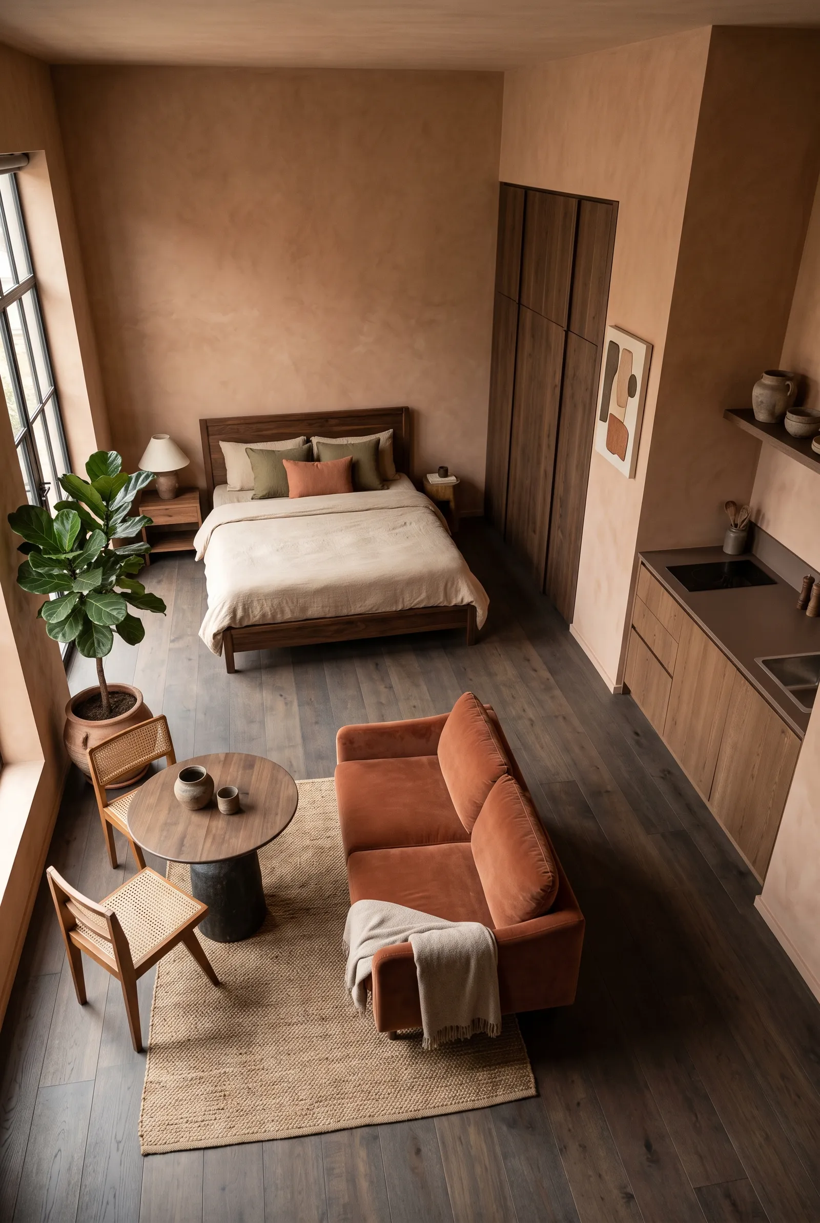 g11-earthy-tone-bohemian-apartment-interior-design